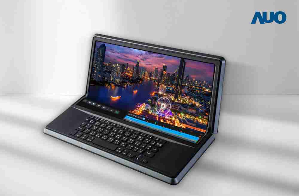 云顶国际8588yd14.6吋Micro LED折迭显示屏幕，，搭配半径4mm的弯折绞炼，，，，以及高画素、、高亮度、、、、高对比度的显示技术特点，，，，即便在大视角下仍保有绝佳色相与亮度