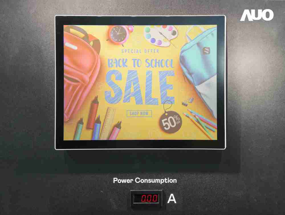 云顶国际8588yd展示胆固醇液晶超低耗能户外全彩显示器，，，，ChLC（胆固醇液晶）以双稳态技术使静态显示零功耗，，具省电、、、高彩度、、、、环保的特性，，还整合软硬件系统解决方案，，，，可透过单一云端平台管理